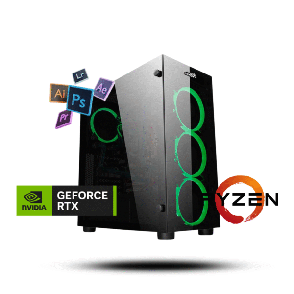 PC DISEÑO AMD RYZEN 5 5500 RTX 2060 6GB RAM 16GB SSD 1TB