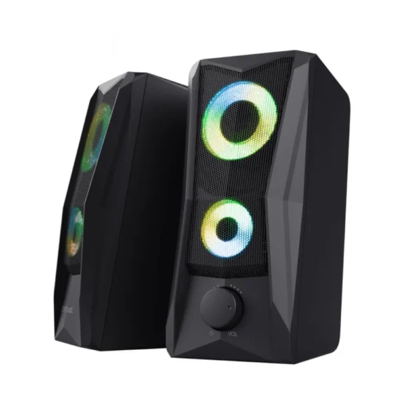 PARLANTE TRUST JAVV RGB SET BLACK 2.0 GXT606B