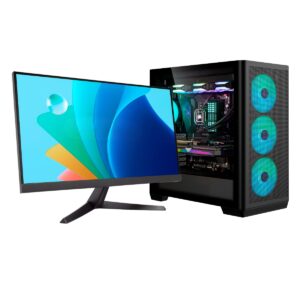 PC ARMADA RYZEN 9 9900X + B840 DDR5 + 16GB DDR5 + 480GB SSD+ RTX 5060TI+ WATER 360+PLANO 24