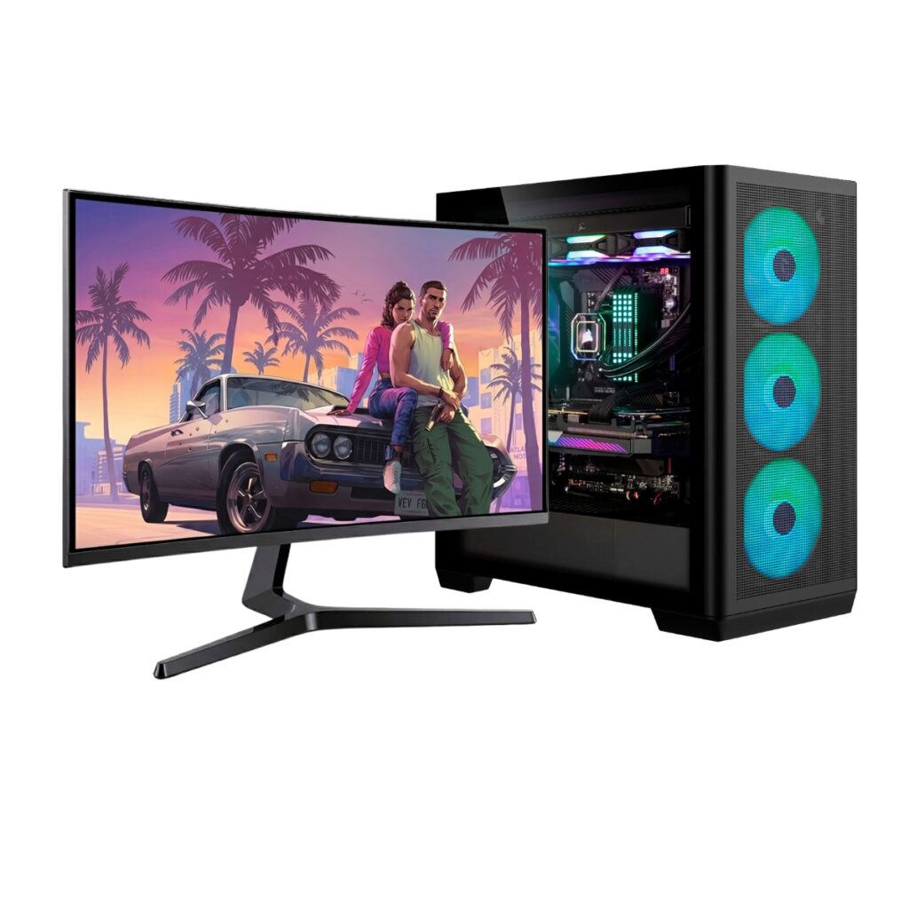 PC ARMADA CORE I3 12100 + 16GB DDR4 + 480GB SSD+ MONITOR PLANO 24